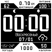 250MOD_final_rus_inverted Amazfit BIP watchface
