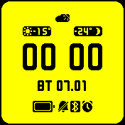 And2Ex_lite_black_on_not-yellow Amazfit BIP watchface