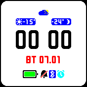 And2Ex_lite_color_on_white Amazfit BIP watchface