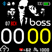 Boss_v1_2 Amazfit BIP watchface