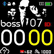 Boss_v1_3 Amazfit BIP watchface