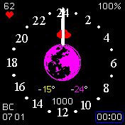 Clock_24_03_AS Amazfit BIP watchface