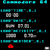 Commodore64 Amazfit BIP watchface