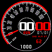 Ford_Mustang_Shelby_GT500 Amazfit BIP watchface