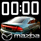 Mazda Amazfit BIP watchface