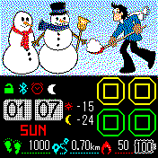 New_Year_Picture Amazfit BIP watchface