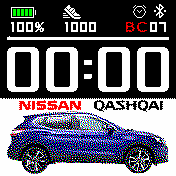 Nissan_Quashqai Amazfit BIP watchface