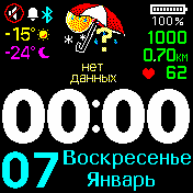 Real_Weather_Final-GE_AS(04) Amazfit BIP watchface