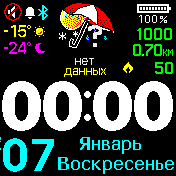 Real_Weather_Final-GE_AS(06) Amazfit BIP watchface