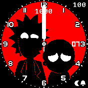 Rick_and_morty_shadow Amazfit BIP watchface
