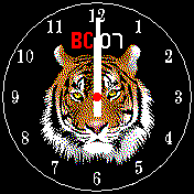 Tiger Amazfit BIP watchface