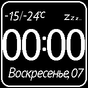 black11-ru Amazfit BIP watchface