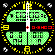 g-shock_wh Amazfit BIP watchface